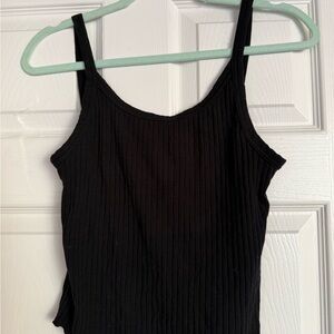 Old Navy Black Ribbed Camisole